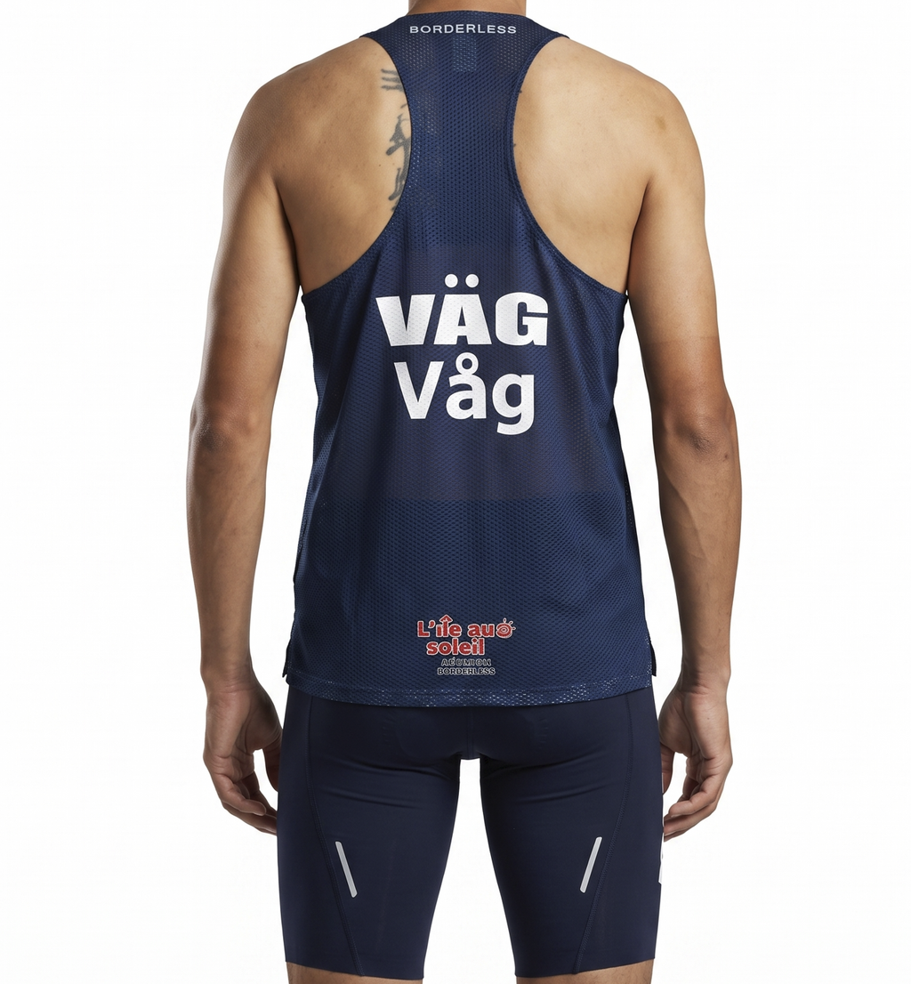 Borderless singlet - Deep Teal