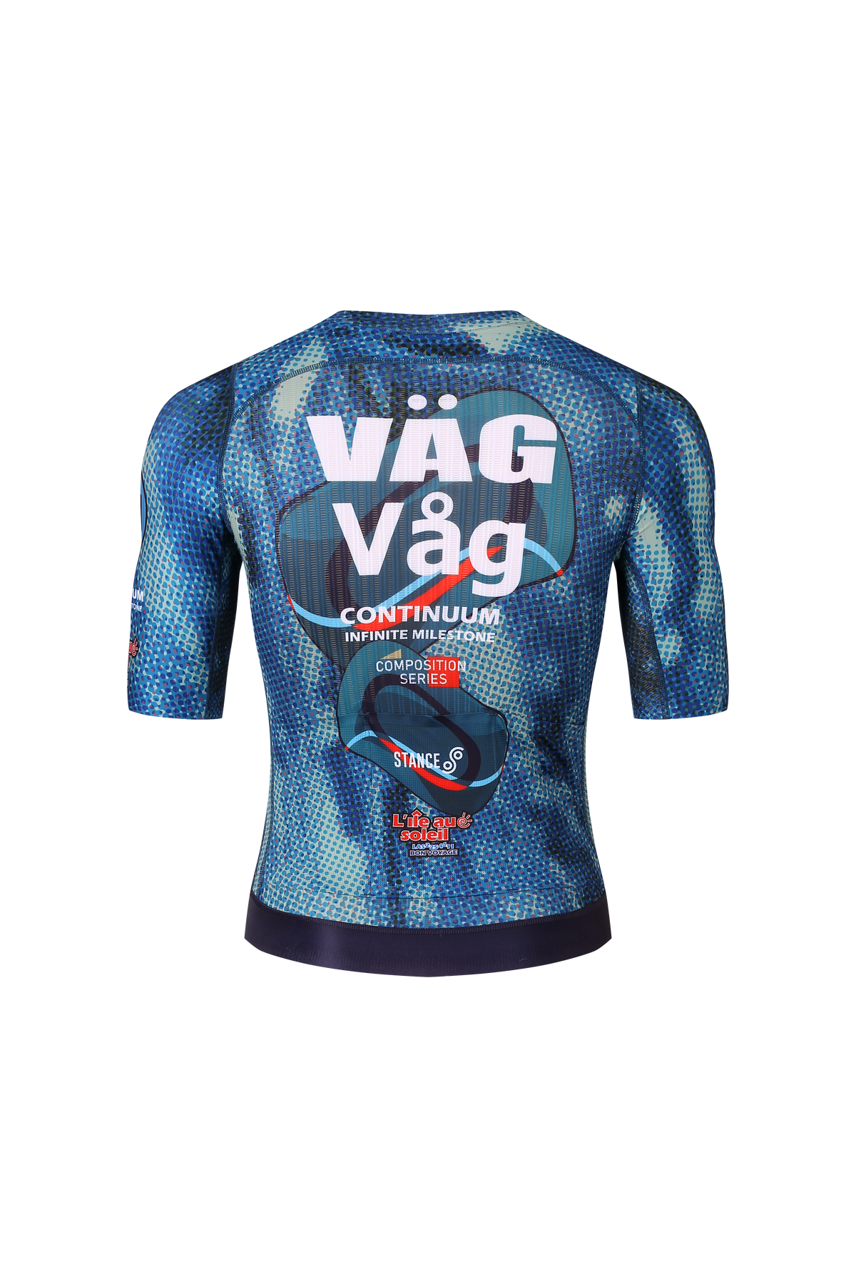 VÄGVÅG LAS composition Jersey Deep teal