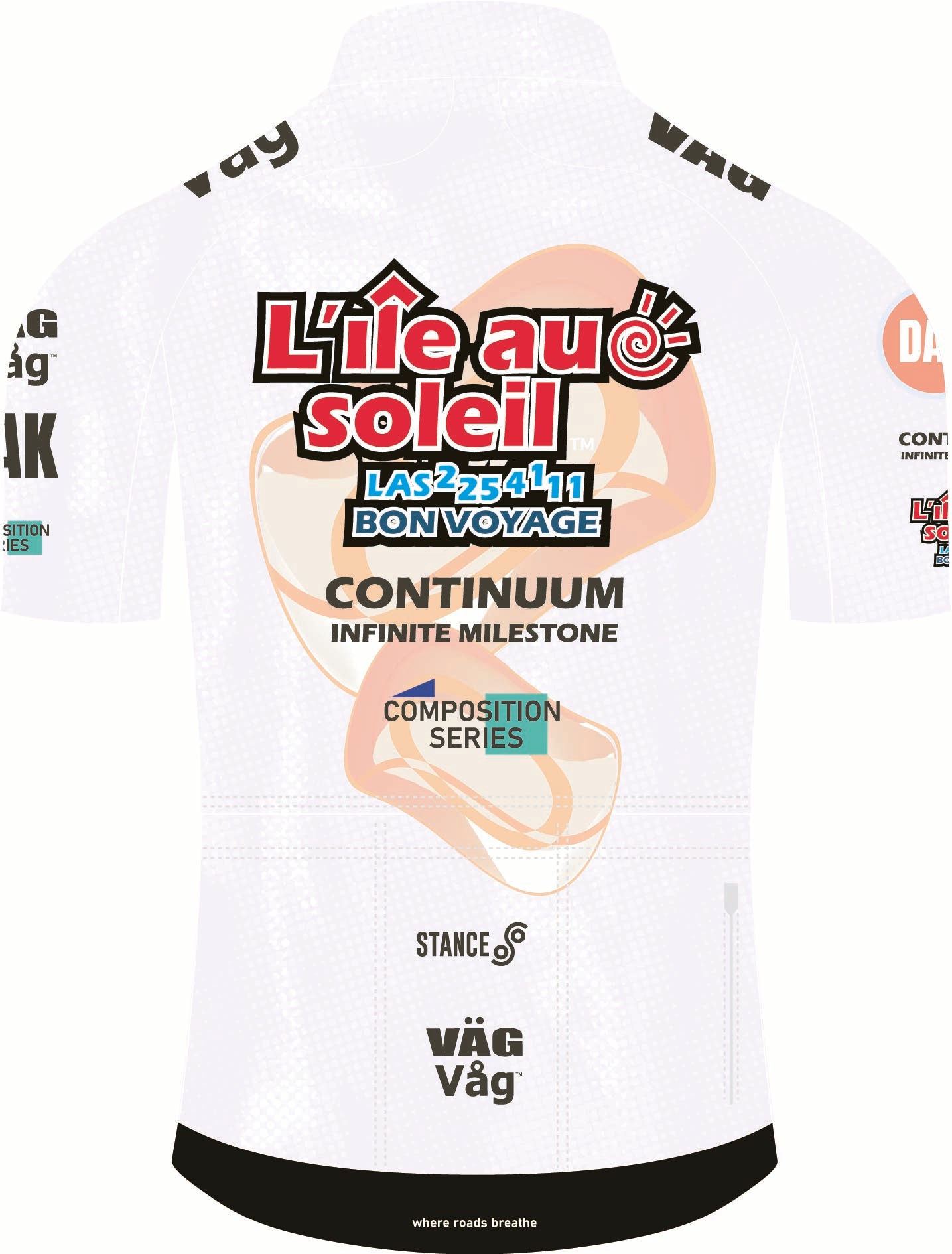 VÄGVÅG LAS composition Jersey Off-White