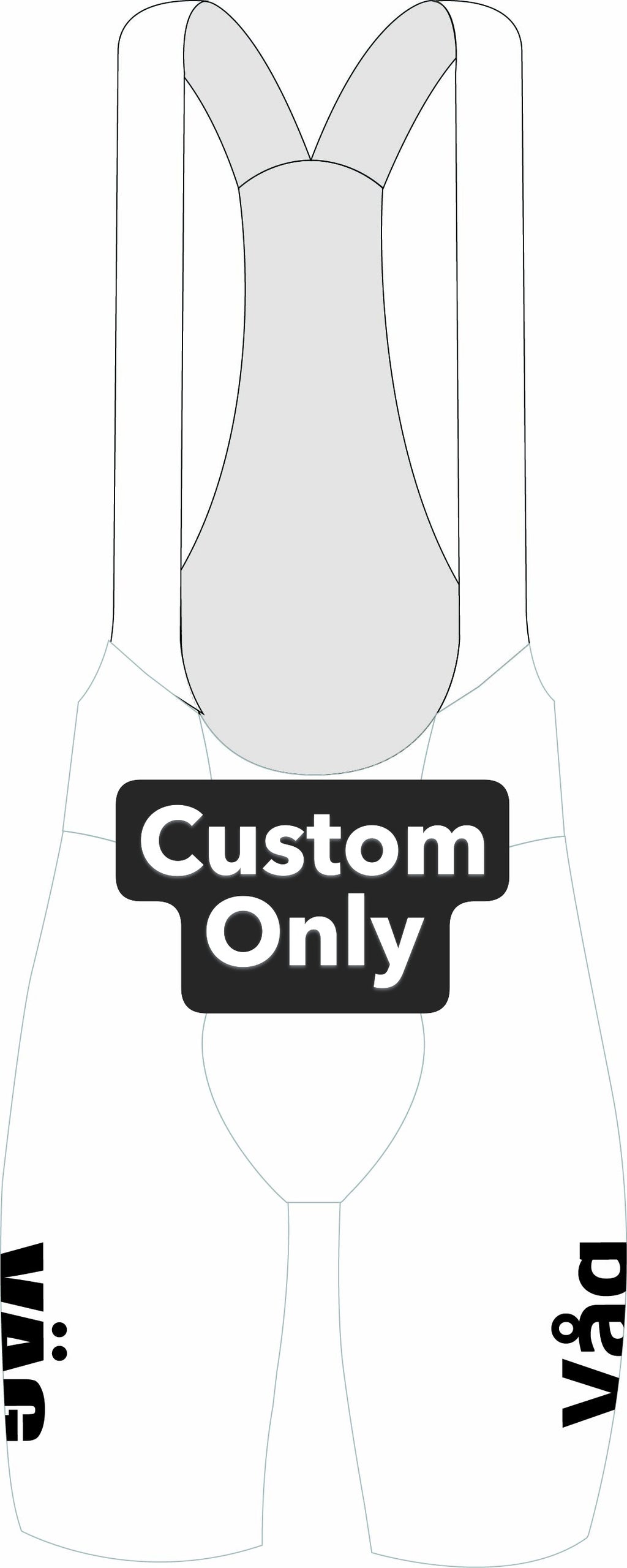 VÄGVÅG MONO bib shorts white - Men