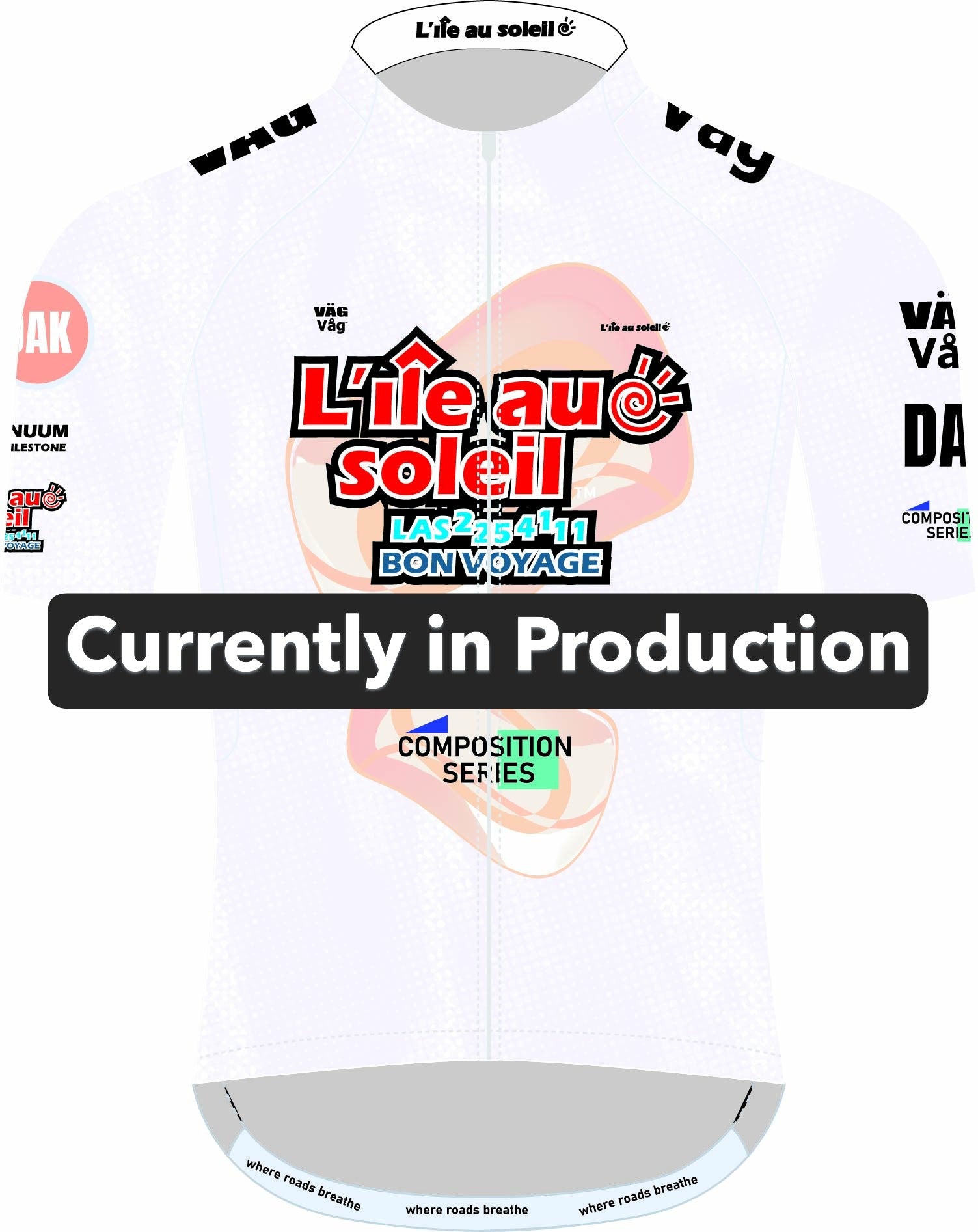 VÄGVÅG LAS composition Jersey Off-White